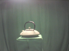 Green tetsubin teapot